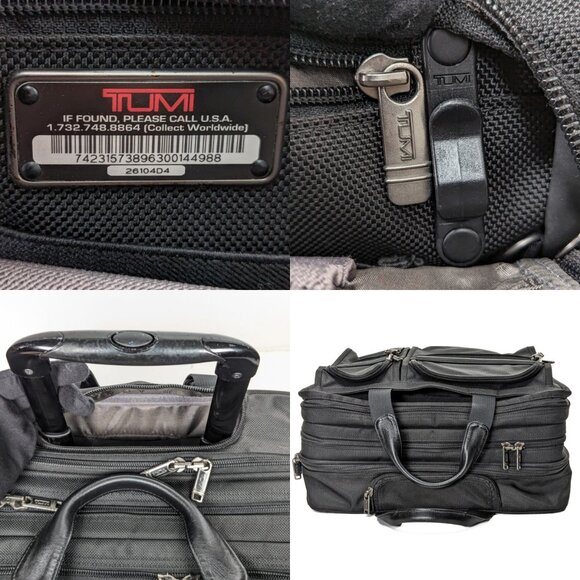 TUMI $900 Ballistic Alpha Deluxe Rolling Expandable Dual Laptop Luggage - Picture 3 of 16